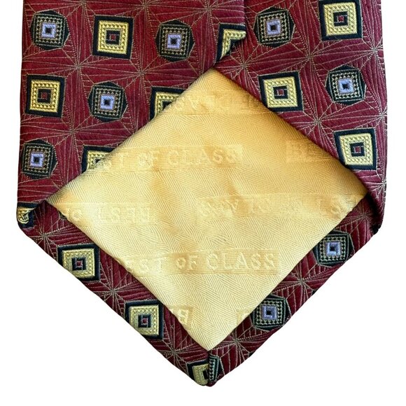 Mens Robert Talbott by Nordstrom Maroon Tie - Picture 6 of 7